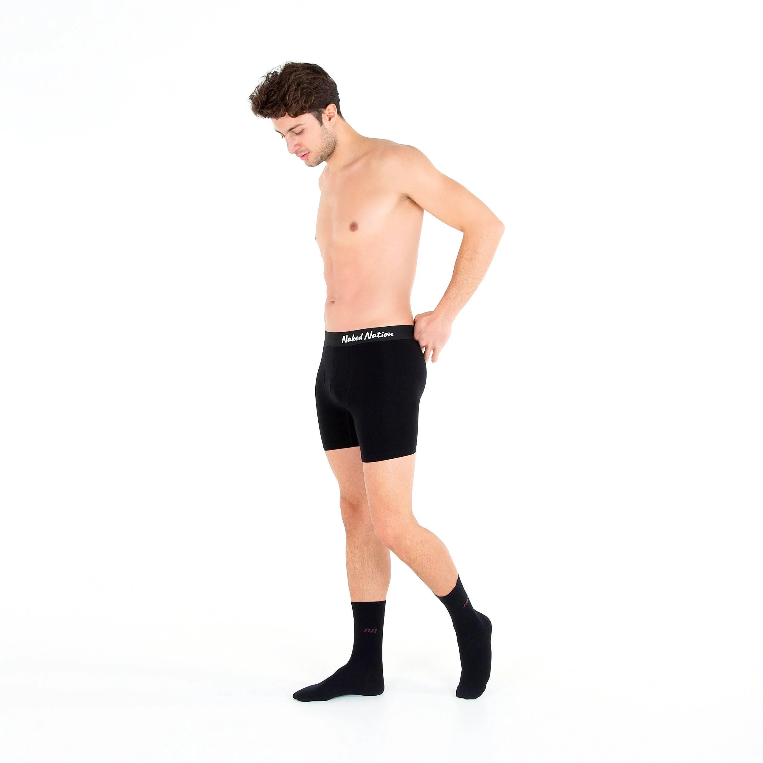 Set of Bamboo Boxers + 2 Pairs of Bamboo Socks for Men - Image 12