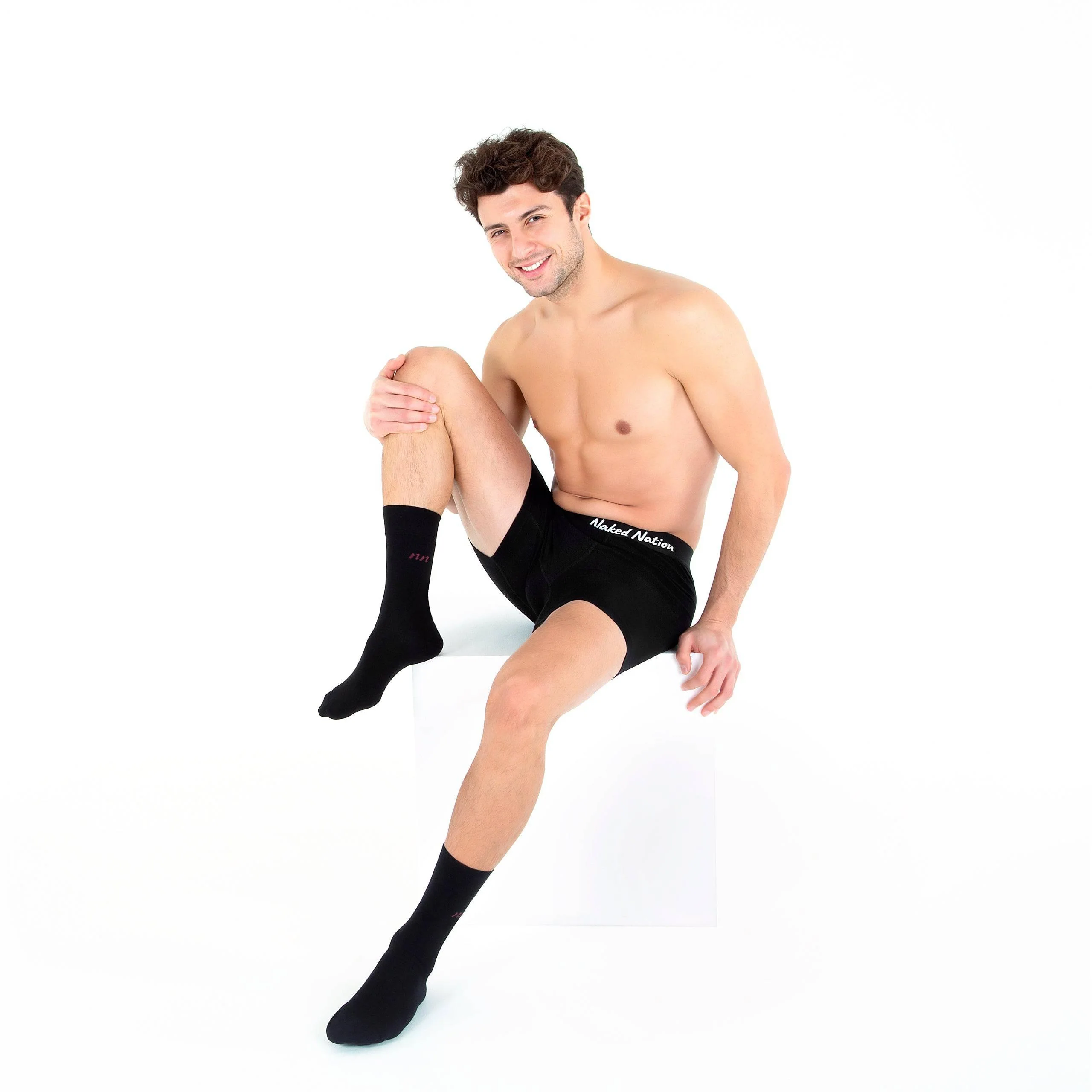 Set of Bamboo Boxers + 2 Pairs of Bamboo Socks for Men - Image 13