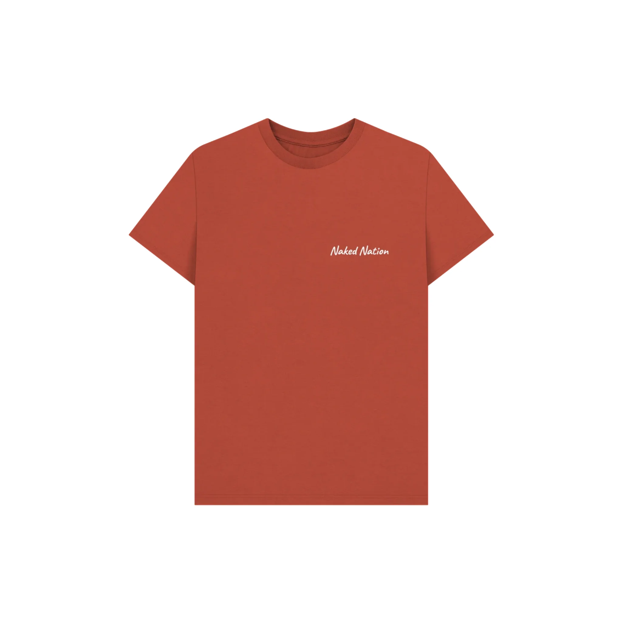 Certified Organic Cotton Men's Small Logo Naked Nation T-shirt - Image 11
