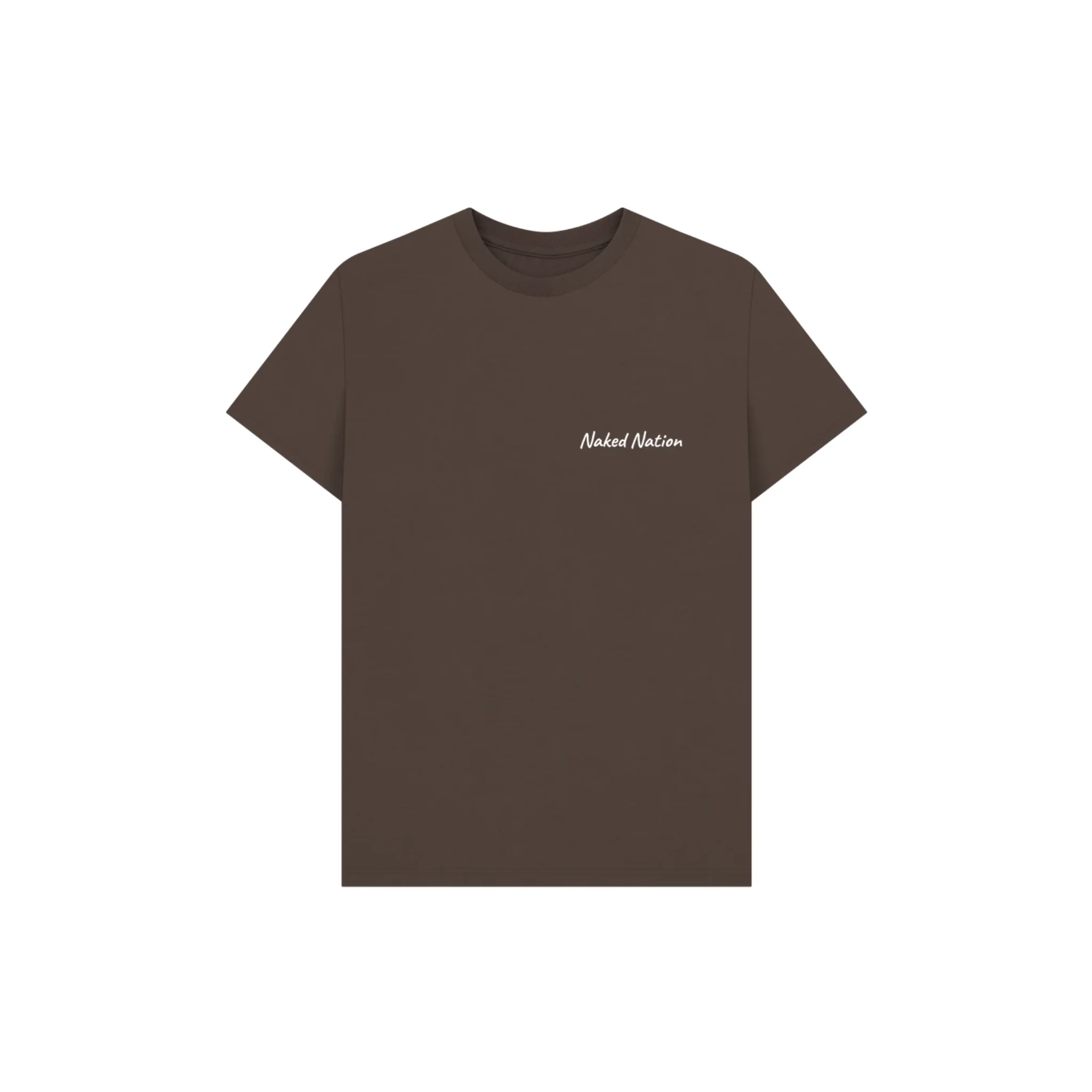 Certified Organic Cotton Men's Small Logo Naked Nation T-shirt - Image 3