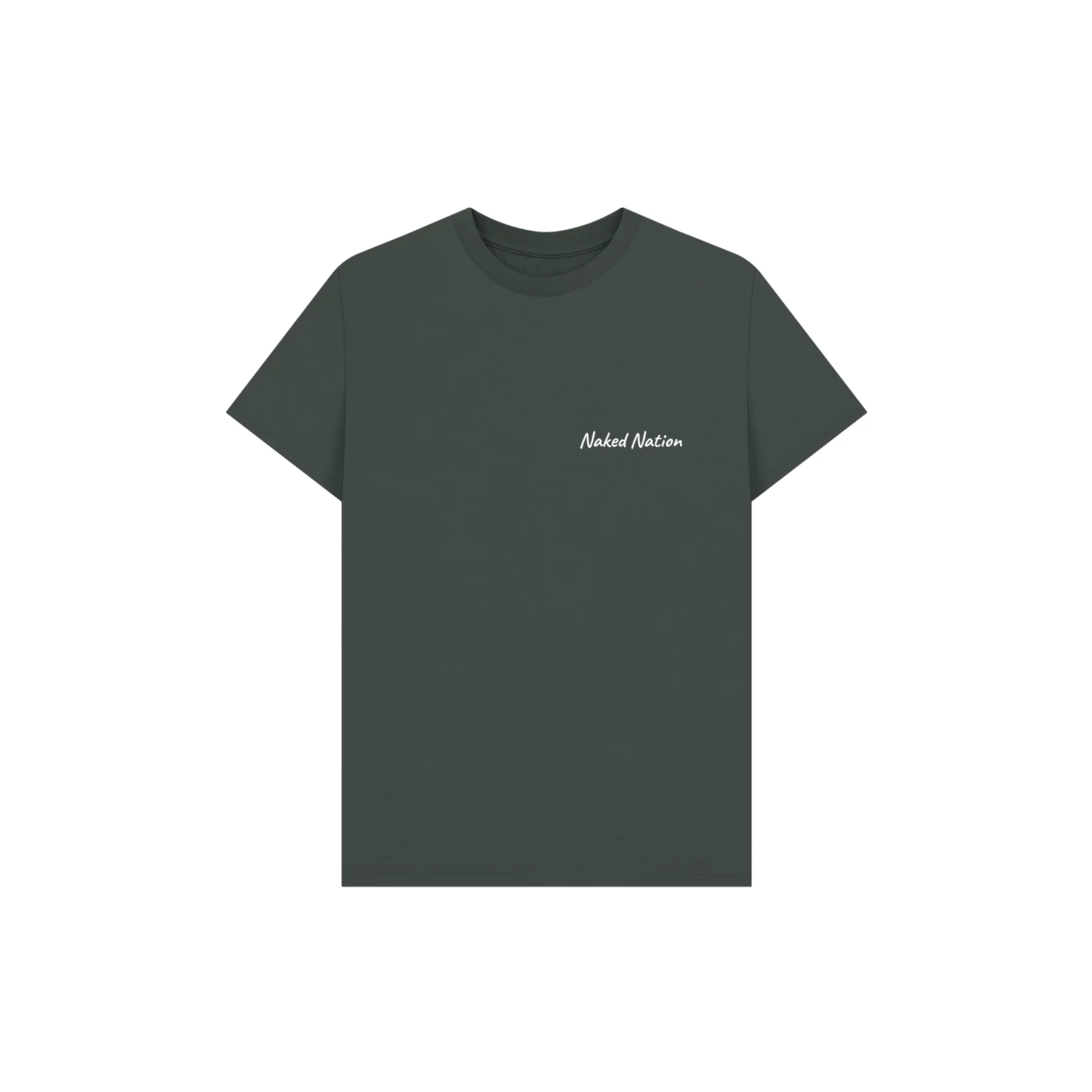 Certified Organic Cotton Men's Small Logo Naked Nation T-shirt - Image 4
