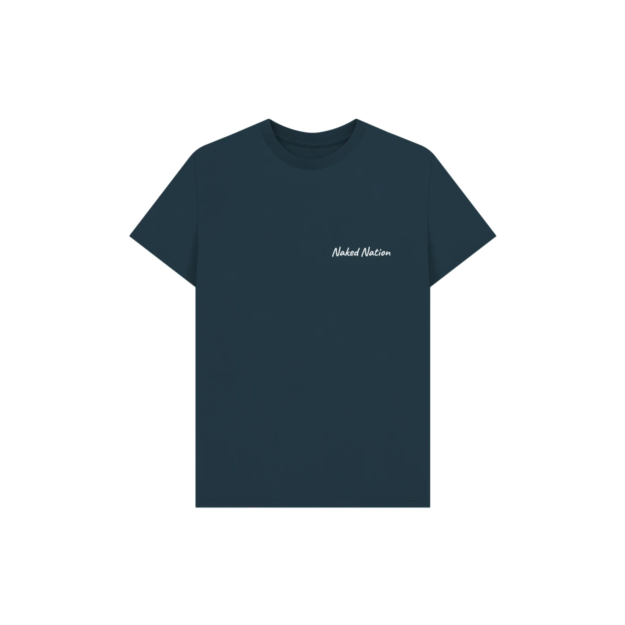 Certified Organic Cotton Men's Small Logo Naked Nation T-shirt - Image 5