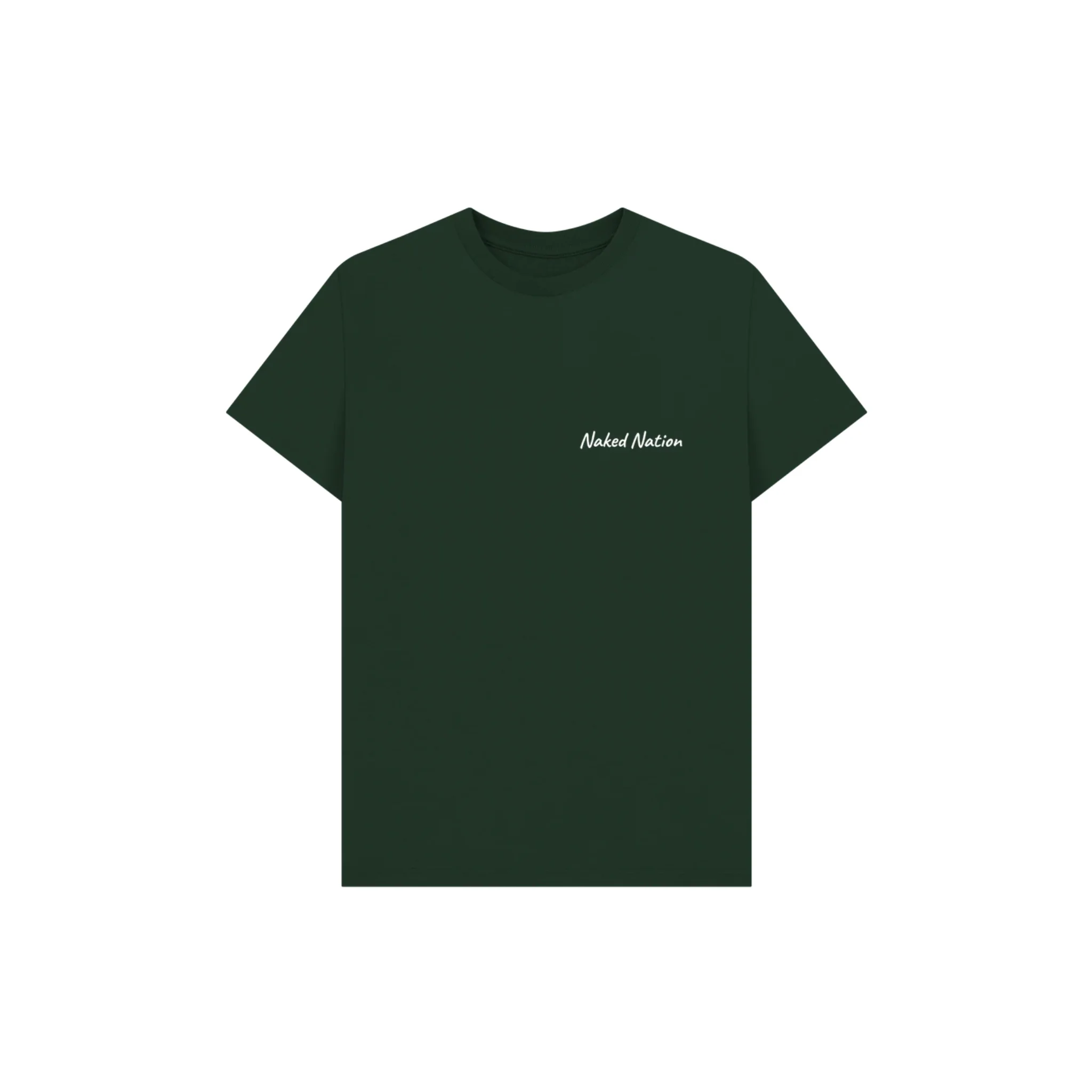 Certified Organic Cotton Men's Small Logo Naked Nation T-shirt - Image 6