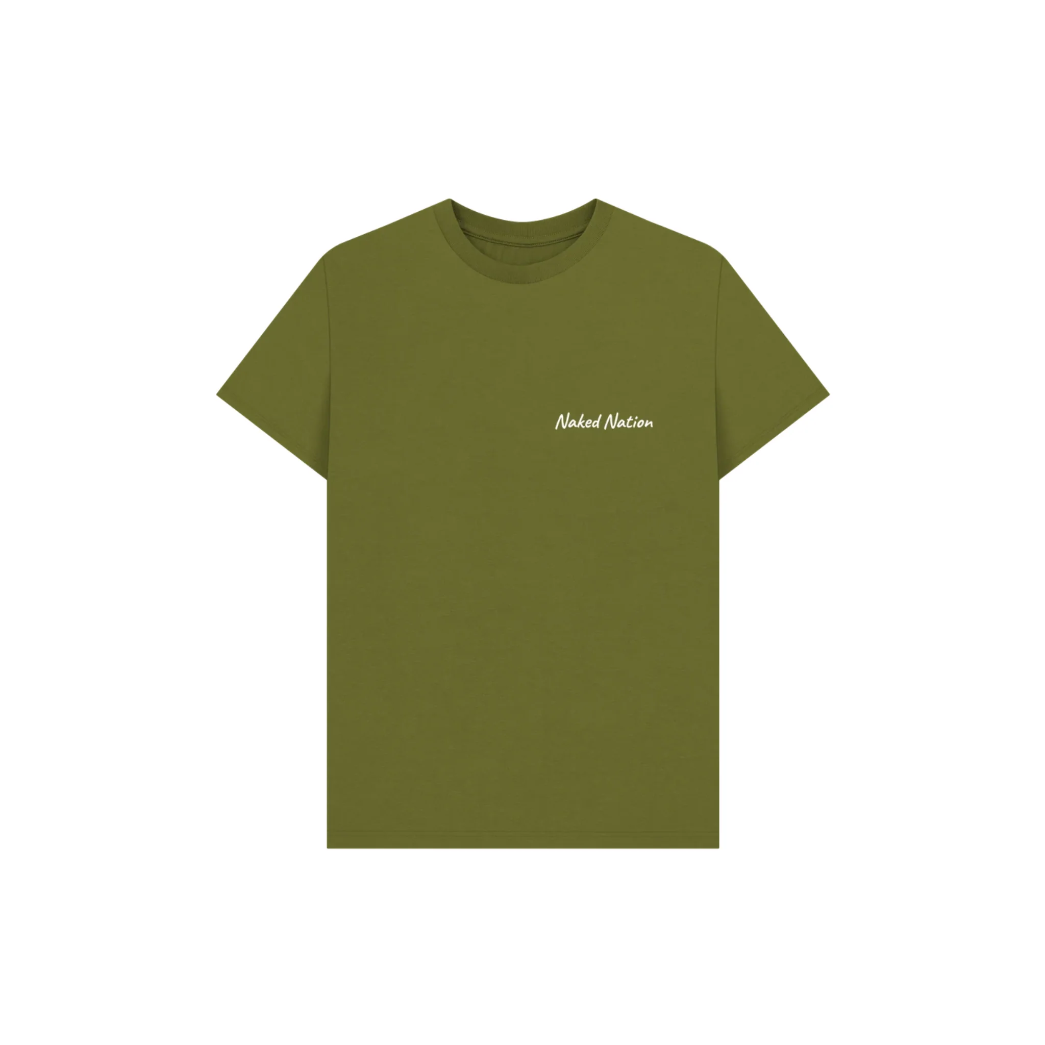 Certified Organic Cotton Men's Small Logo Naked Nation T-shirt - Image 7