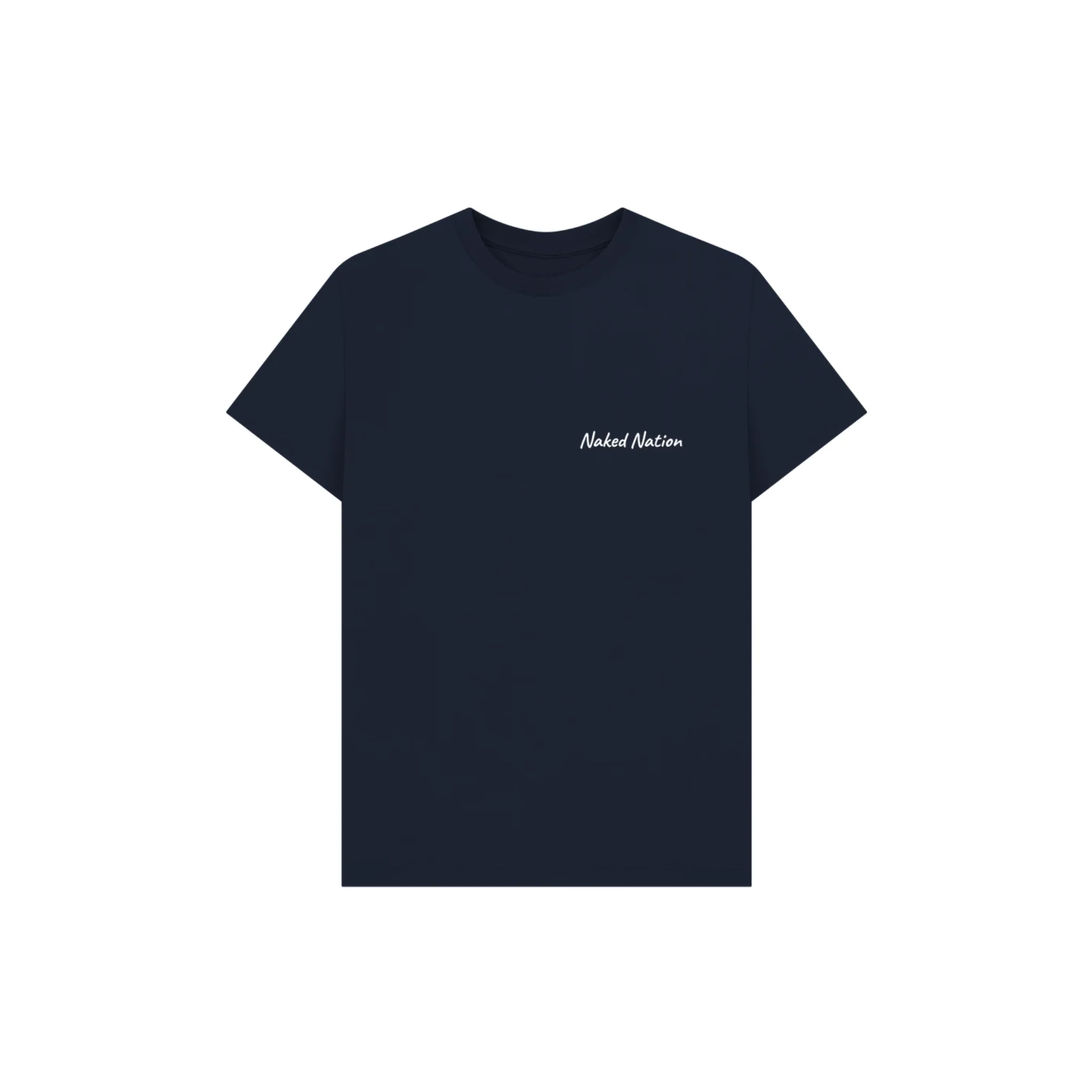 Certified Organic Cotton Men's Small Logo Naked Nation T-shirt - Image 8