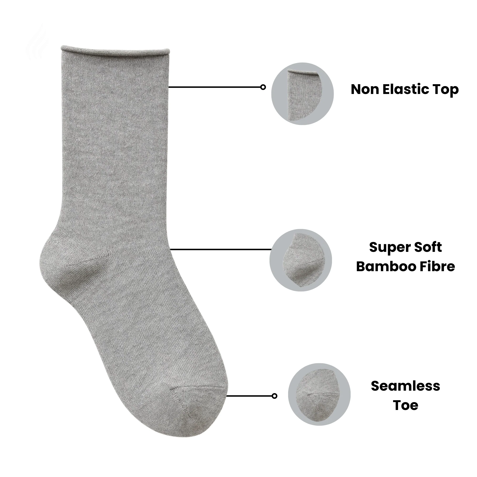 Non-Binding Bamboo Socks – Soft Top for Sensitive Skin - Image 17