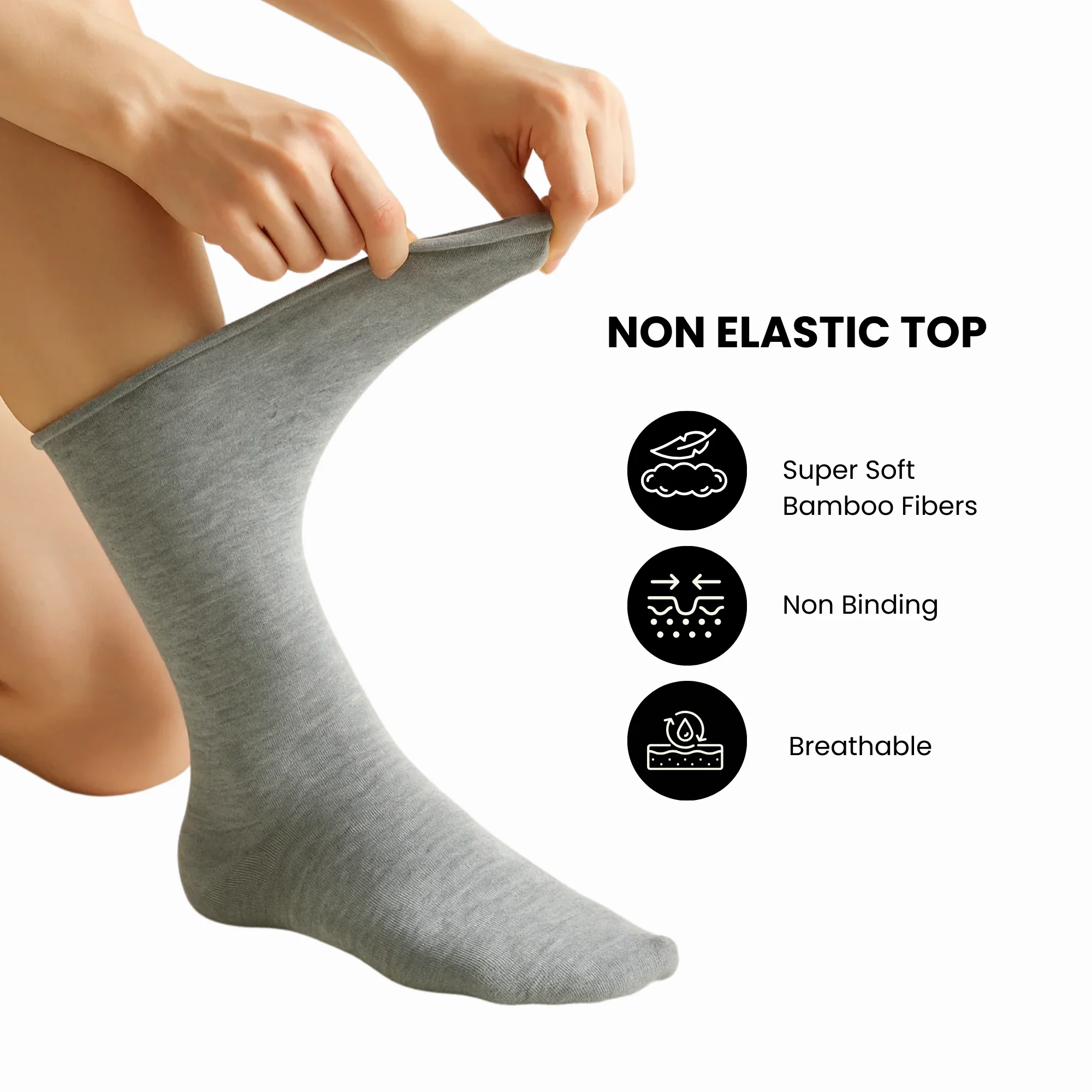 Non-Binding Bamboo Socks – Soft Top for Sensitive Skin - Image 18